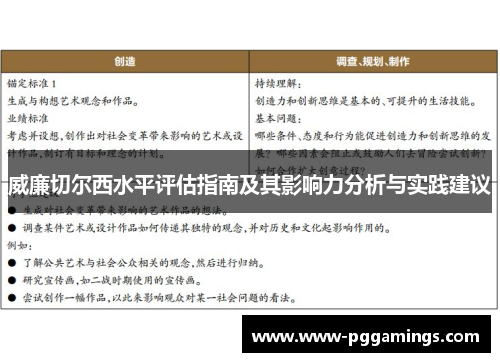 威廉切尔西水平评估指南及其影响力分析与实践建议